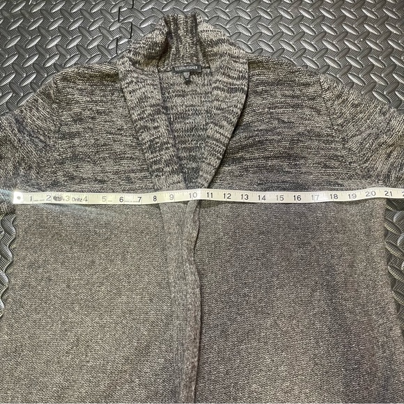 Eileen Fisher Wool Silk Blend Cardigan Sweater Size Medium Grey - Picture 3 of 7